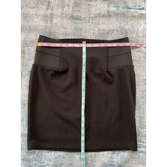 Attention Black Wide Elastic Waistband Mini Skirt Medium - Picture 5 of 5